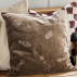 Pudebetræk brun velour m/ broderede motiver "HDPlay - House Doctor 50x50