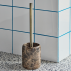 Toiletbørste brun marmor "HDAble" - House Doctor H: 36