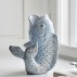 Vase formet som en fisk "Hiro" lys blå - Bloomingville