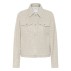 Blazer / jakke "MoniqueSZ" sandgrå m/ pailetter - Saint Tropez