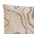Pude "Adelona" natur velour m/ brune perler - Bloomingville 35x50