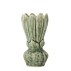 Vase "Cyrill" grøn m/ mønster - Bloomingville H: 12