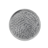 Coasters / glasbrikker "HDCoaster" sølv finish - House Doctor 4 stk.
