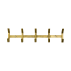 Knagerække "HDHank" m/ messing finish m/ 5 knager - House Doctor L: 29
