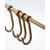 Stang m/ 6 kroge "HDHooks" m/ messing finish - House Doctor L: 60,5