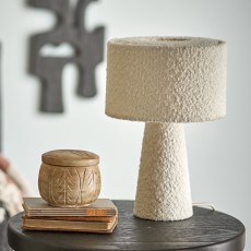Bordlampe "Emmie" råhvid - Bloomingville H: 30