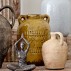 Vase / krukke "Rijad" karrygul m/ mønster - Bloomingville H: 25,5