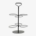 Serveringsstativ "Primula" sort m/ 6 arme - Nordal H: 49