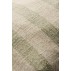 Pudebetræk m/ natur & støvgrønne striber - Ib Laursen 35x80
