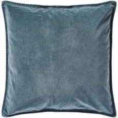 Pudebetræk velour "chalk blue" velour - Ib Laursen 50x50