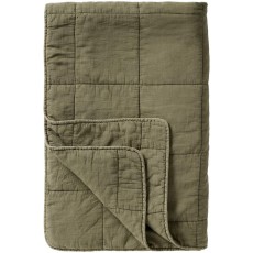 Quilt / Vattæppe Vintage "eucalyptus grøn" - Ib Laursen 130x180