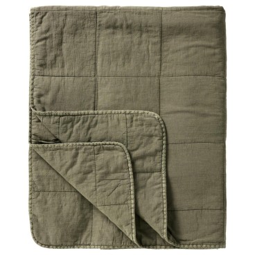 Sengetæppe Vintage "eucalyptus grøn" - Ib Laursen 240x240