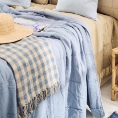 Sengetæppe Vintage "cornflower" - Ib Laursen 240x240