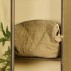 Toilettaske quiltet eucalyptus grøn - Ib Laursen
