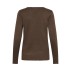 Bluse brun m/ lange ærmer og v/ hals "MilaSZ" LS-V - Saint Tropez