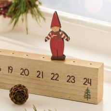 Julekalender m/ gående nisse - Ib Laursen L: 50