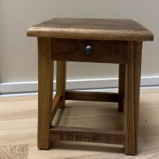 Skammel / sidebord mini m/ skuffe - Ib Laursen H: 28