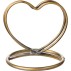 Kortholder hjerteformet m/ messingfinish - Ib Laursen