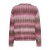 Striktrøje "MirabelSZ" m/ et miks af brun og pink - Saint Tropez