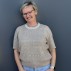 Strik "MakennaSZ" sandfarvet m/ perler - Saint Tropez