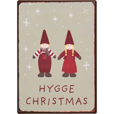 Metalskilt "Hygge Christmas" - Ib Laursen
