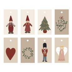 Til og fra kort "My Nostalgic Christmas" - Ib Laursen 8 stk. for 13,-