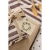 Gavepapir natur m/ brune striber - Ib Laursen 5 mtr.