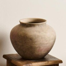 Krukke buttet terracotta "Minerva" - åbning Ø:12,5 - Ib Laursen
