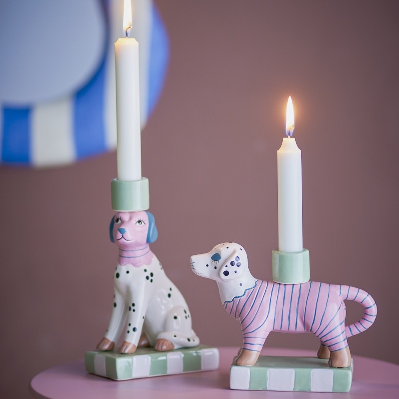 Lysestage "Doglie" hunde stager - Bloomingville vælg ml. 2 forsk.