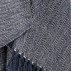 Plaid "Herringbone" mørkeblå sildebens mønster - Bloomingville