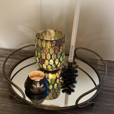 Bakke rund m/hanke og spejlbund - Ib Laursen L: 52,5