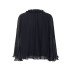 Bluse "NuriSZ" sort m/ bindebånd - Saint Tropez