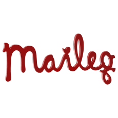Maileg træ logo rød - Maileg