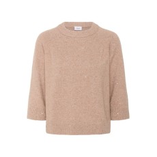 Strik "NovaSZ" støvet rosa m/ glimmer - Saint Tropez