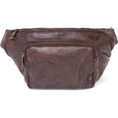 Bumbag af lammeskind vinter brun - Depeche