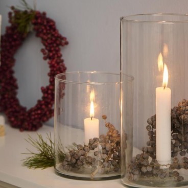 Stage inde i glaskrukke t/ bedelys - Ib Laursen - H: 15