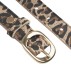 Bælte m/ leopard print og guldfarvet spænde - Depeche