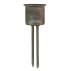 Spyd dobbelt zinkfinish t/ bedelys - Ib Laursen