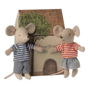 "LouiMax og Stella" mus - Maileg - Lillebror & søster