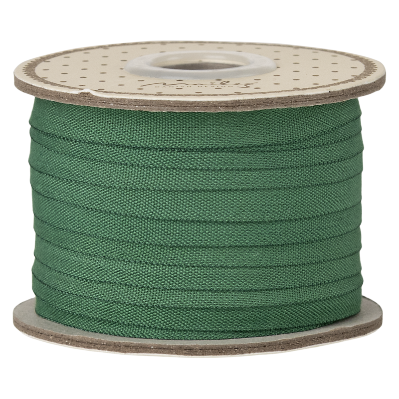 Bånd 6 mm grøn - Maileg - 25 mtr.
