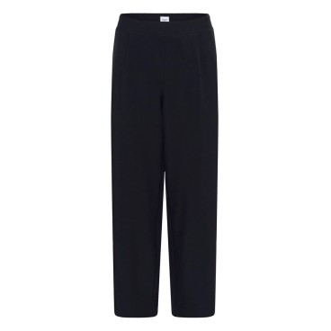 Bukser sorte m/ brede ben "CelestSZ" - Saint Tropez (Stor i størrelsen)