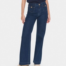 Jeans / bukser "NoeSZ" m/ svej - Saint Tropez