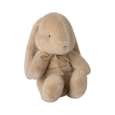 Kanin latte (lys sand) i plys m/ glimmersløjfe - Maileg