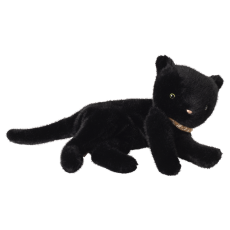 Kattekilling sovende i sort plys - Maileg L: 37