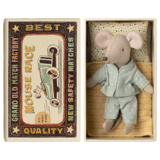 Lillebror mus i prikket tøj og tændstikæske - Maileg