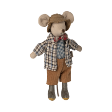 Bedstefar mus i tern og fløjlsbukser - Maileg