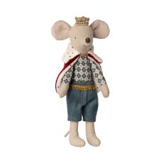 Konge mus m/ krone og kappe - Maileg - Far