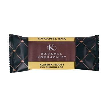 Karamel Bar - Klassisk fløde i lys chokolade - Karamel Kompagniet 50 g