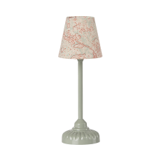 Miniature gulvlampe mintfarvet t/ mus - Maileg H: 14 cm