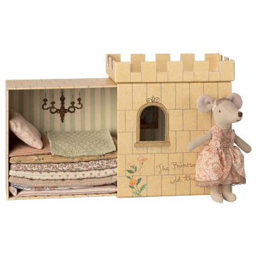 Mus "Prinsessen på ærten" - Maileg - StoresøsterMus "Prinsessen på ærten" - Maileg - Storesøster